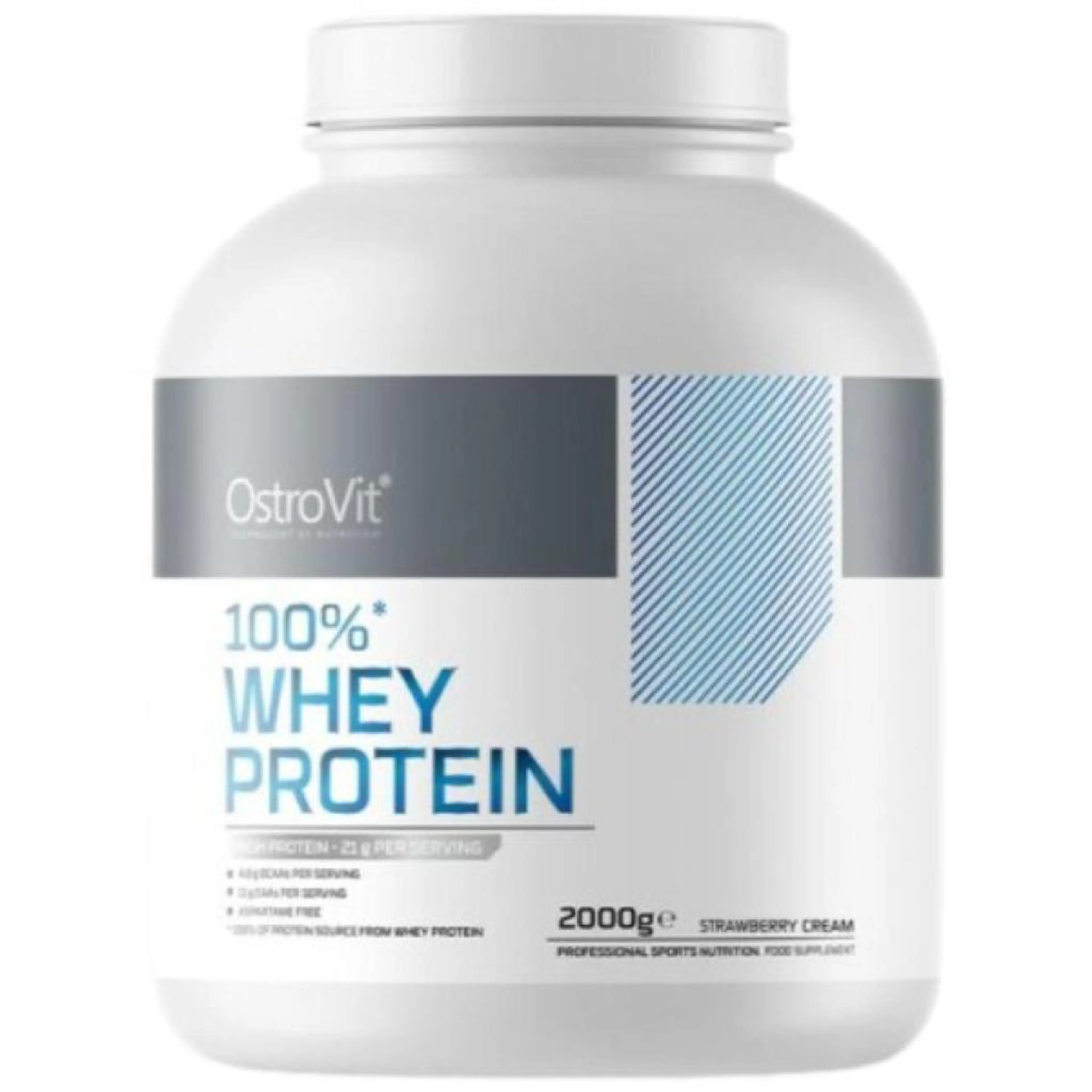 100% Whey Protein Concentrate - 2000 грама, Шоколад
