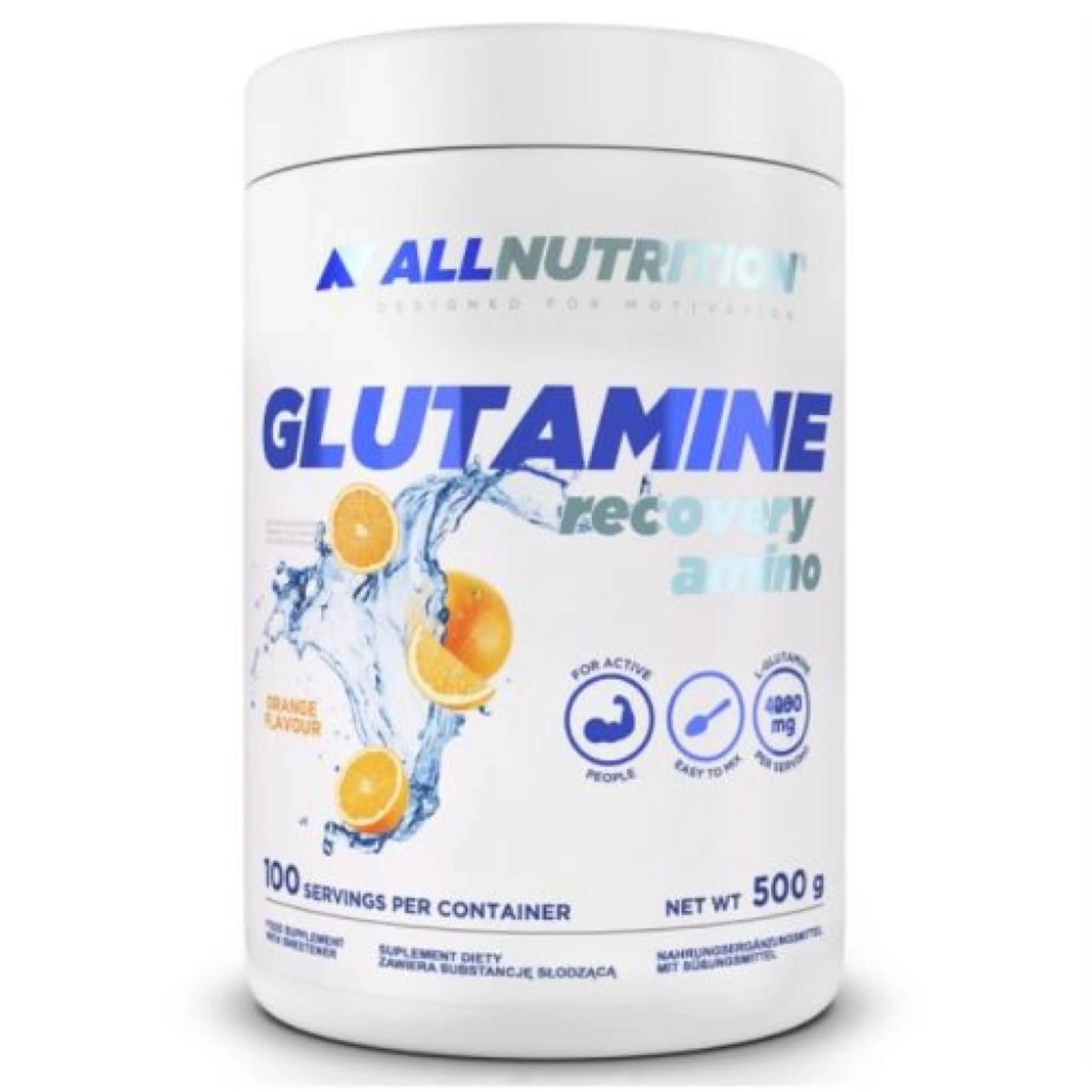 Glutamine Recovery Amino - Портокал, 500 грама